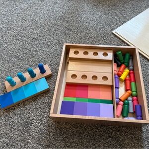 Montessori color resemblance learning toy